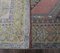 4x7 Vintage Turkish Oushak Handmade Wool Folk Art Carpet 7