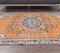 4x7 Vintage Turkish Oushak Handmade Wool Carpet 4