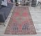 4x9 Vintage Turkish Oushak Handmade Wool Carpet in Red 3