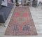 4x9 Vintage Turkish Oushak Handmade Wool Carpet in Red, Image 3