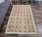 4x7 Vintage Turkish Oushak Handmade Wool Floral Rug 3