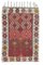 3x5 Vintage Turkish Oushak Doormat or Small Carpet 1