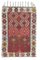 Paillasson ou Petit Tapis Oushak 3x5 Vintage, Turquie 1