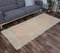 Tapis Oushak 3x9 Vintage Fait Main en Laine Petit Tapis 3