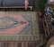 4x8 Vintage Turkish Oushak Handmade Wool Floral Carpet, Image 4