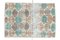 Paillasson Oushak 2x2 Vintage ou Petit Tapis 1