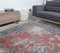 8x11 Handgeknüpfter Oushak Vintage Teppich aus dem Nahen Osten in Rot 5