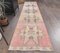 3x13 Vintage Turkish Oushak Handmade Wool Runner Rug in Red, Image 1