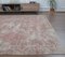 7x10 Vintage Turkish Oushak Handmade Wool Floral Carpet, Image 3