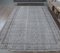 7x10 Vintage Turkish Oushak Handmade Gray Wool Boho Rug 2