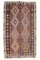 Tapis Oushak Vintage Kilim 7x11 en Laine Rouge Fait Main, Turquie 1