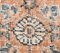 8x12 Vintage Turkish Oushak Oriental Carpet in Orange, Image 9