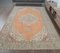 Tapis Oushak Oriental Fait Main Orange 7x11 Vintage Moyen Orient 2