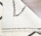 3x10 Antiker türkiser Oushak Läufer in Weiß, Creme & Braunem Motiv 6