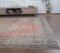 7x10 Vintage Middle East Oushak Red Handmade Wool Carpet 3