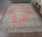 Tapis Oushak 7x10 Vintage Fait Main en Laine Fait Main Rouge 2