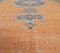 7x11 orientalischer handgearbeiteter orientalischer Oushak Teppich in Orange 7
