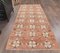 4x9 Vintage Turkish Oushak Handmade Wool Runner Ikat Carpet, Image 3