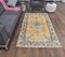 Petit Tapis Oishak 4x7 Vintage Fait Main en Laine, Turquie 2