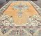 4x7 Vintage Turkish Oushak Small Carpet Handmade in Wool 6