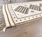 Tapis Boho Runner Bohème Vintage en Oushak Fait Main, Turquie, 3x12 4