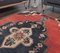 4x8 Vintage Turkish Oushak Small Handmade Wool Runner Rug 5