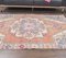 Tapis Oushak Vintage Fait Main, Turquie, 4x7 4