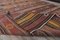 6x11 Vintage Turkish Oushak Handmade Red Wool Kilim Area Rug 7