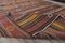 Türkischer Vintage 6x11 Oushak Kilim Teppich aus roter Wolle 7