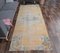 Tapis de Couloir 4x9 Vintage Oushak Fait Main en Laine, Turquie 2