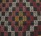 4x10 Vintage Turkish Oushak Handmade Wool Kilim Runner Rug, Image 5