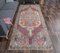 4x9 Vintage Middle East Oushak Handmade Crimson Wool Carpet 2