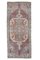 4x9 Vintage Middle East Oushak Handmade Crimson Wool Carpet, Image 1