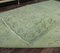 Tapis Oushak 6x9 Vintage Fait Main Vert, Turquie 5