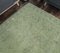 Tapis Oushak 6x9 Vintage Fait Main Vert, Turquie 7