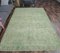 6x9 Vintage Turkish Oushak Handmade Solid Green Rug, Image 2