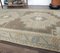 Tapis Oushak 3x10 Vintage Fait Main en Laine, Turquie 5