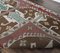 3x9 Vintage Turkish Oushak Eclectic Hand-Knotted Wool Runner Rug 6