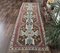 3x9 Vintage Turkish Oushak Eclectic Hand-Knotted Wool Runner Rug 2