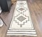 Tapis Boho Runner Bohème Vintage en Oushak Fait Main, Turquie, 3x12 2