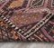 4 × 13 Türkischer Vintage Kilim Ouschak Handgewebter Flachgewebe Teppich aus Wolle 6