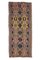 Tapis Kilim Oushak Vintage Fait Main en Laine, Turquie, 5x13 1