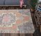 4x9 Vintage Middle East Oushak Handmade Wool Oriental Carpet, Image 4