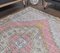 4x8 Vintage Turkish Oushak Handmade Wool Small Carpet 5