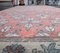 4x5 Vintage Turkish Oushak Handmade Wool Floral Carpet, Image 5