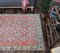 4x5 Vintage Turkish Oushak Handmade Wool Floral Carpet, Image 4