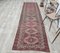 3x12 Vintage Turkish Oushak Hand-Knotted Wool Pink Rug 2