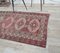 3x12 Vintage Turkish Oushak Hand-Knotted Wool Pink Rug 5