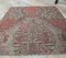 2x2 Vintage Turkish Oushak Handmade Wool Square Rug or Doormat, Image 5