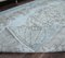 Tapis Oushak Vintage Bleu Clair Fait à la Main en Laine, Turquie, 6x9 6